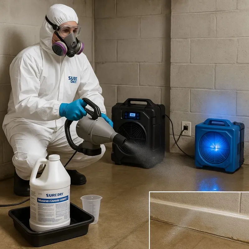 Sanitization and Odor Removal process in Pewaukee, WI