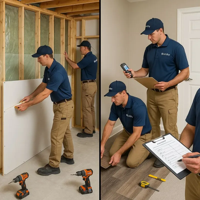 Repairs and Reconstruction process in Pewaukee, WI